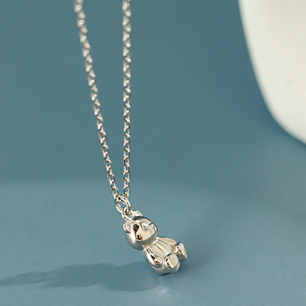 Tiffany teddy bear on sale necklace