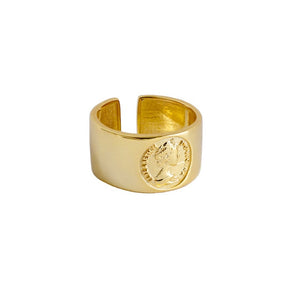Signet Wide Band Ring