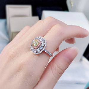 LUXE Floral Halo Ring