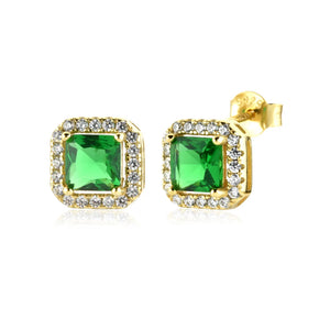 LUXE Esther Halo Stud Earrings