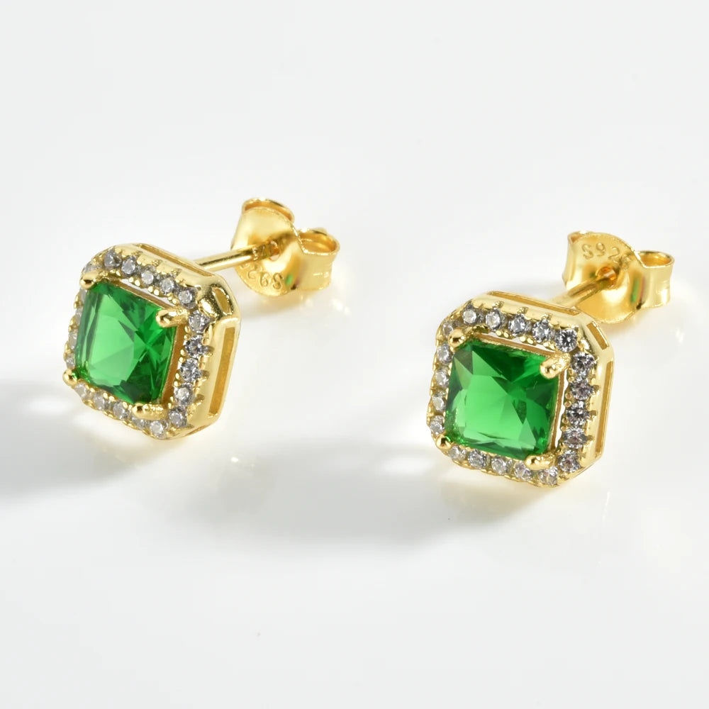 LUXE Esther Halo Stud Earrings