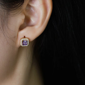 LUXE Esther Halo Stud Earrings