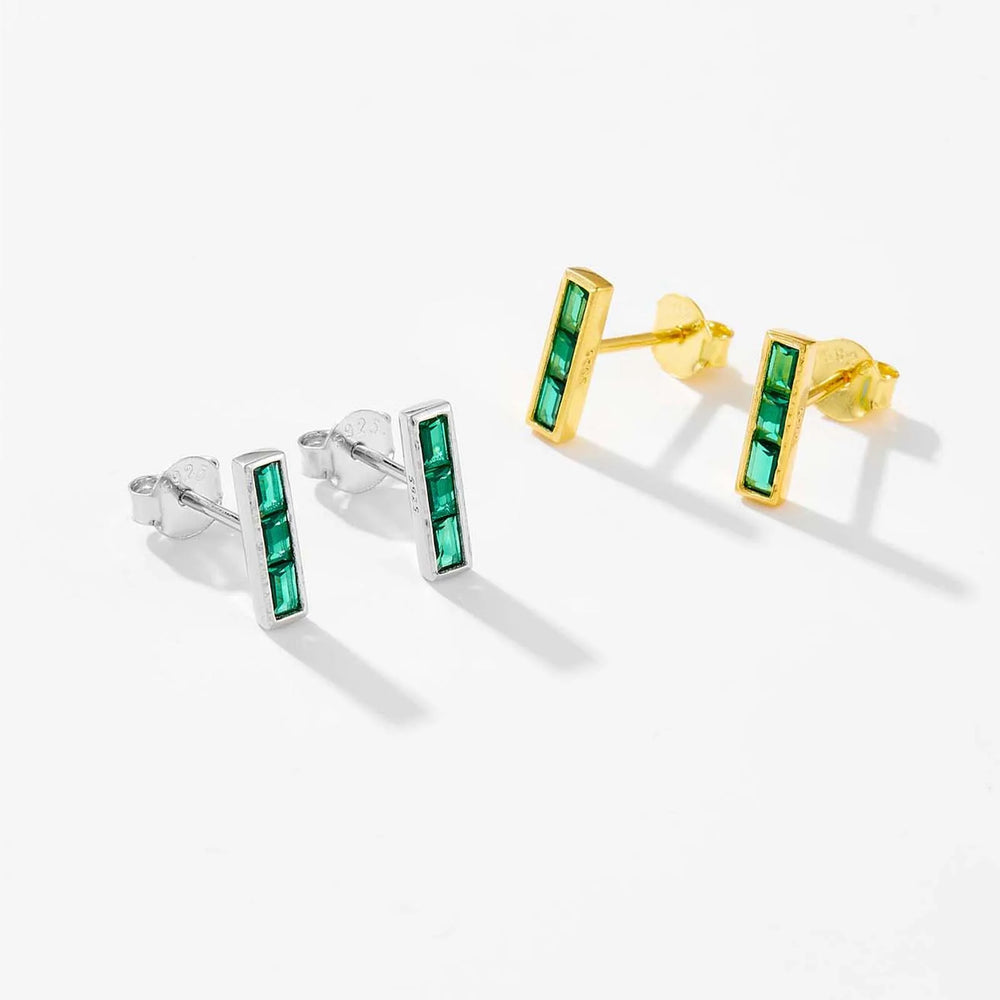 Tudor Bar Stud Earrings