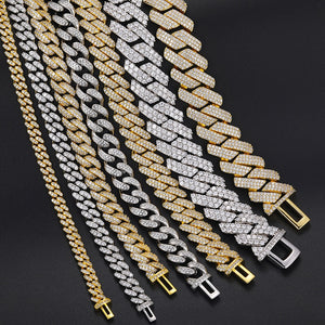 LUXE ICE Cuban Link Necklace Thin Width
