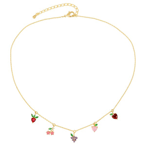 
            
                Load image into Gallery viewer, Girls Crew Fruit Basket Necklace
            
        