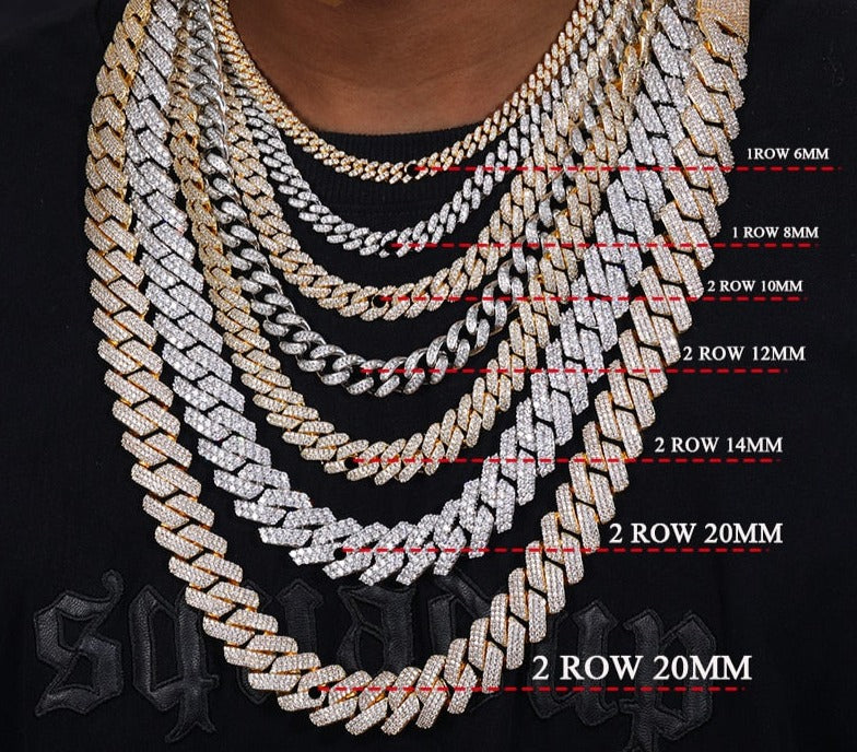 
            
                Load image into Gallery viewer, LUXE ICE Cuban Link Necklace Thick Width
            
        