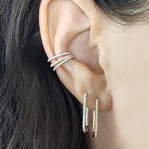 
            
                Load image into Gallery viewer, Rhea Pave Hoops
            
        
