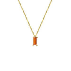 
            
                Load image into Gallery viewer, Solitaire Baguette Pendant
            
        
