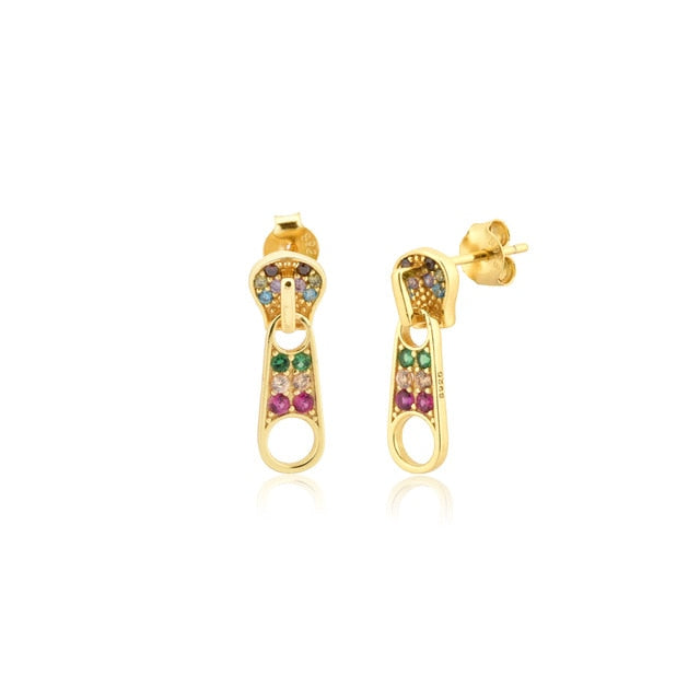 Zipper Earrings