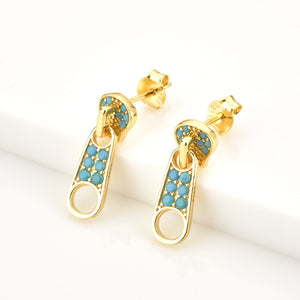 Zipper Earrings