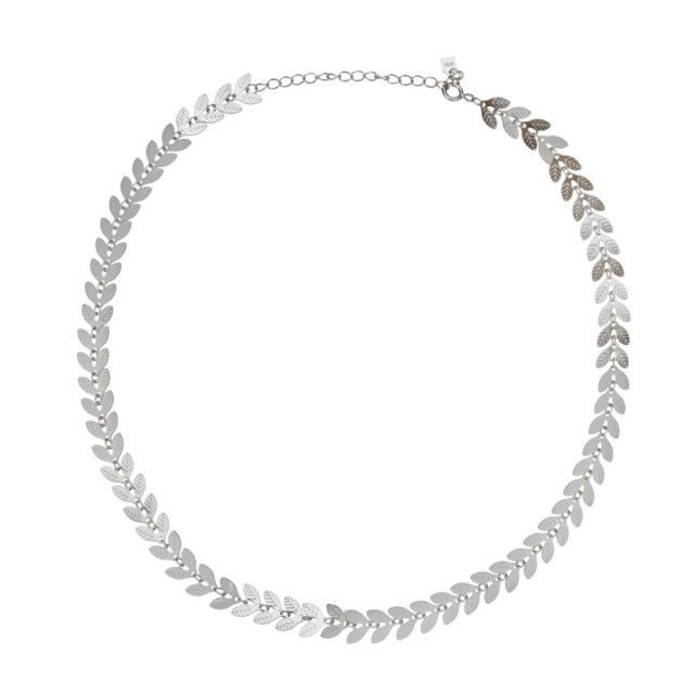 Leaf Necklace and Bracelet