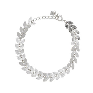 Leaf Necklace and Bracelet