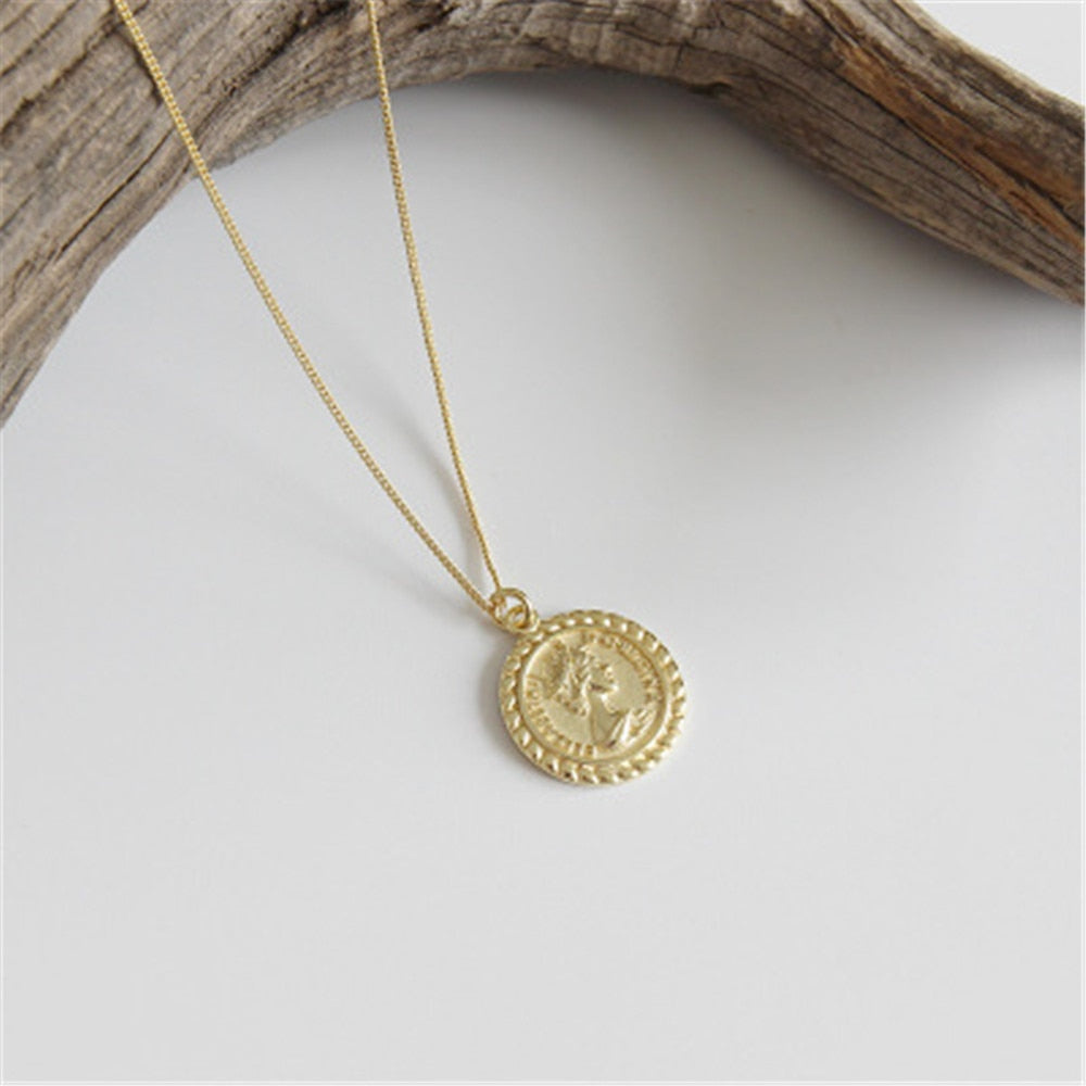 
            
                Load image into Gallery viewer, Coin Pendant Necklace
            
        