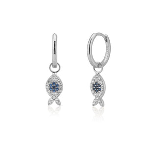 
            
                Load image into Gallery viewer, Go Fish Pave Drop Earrings
            
        