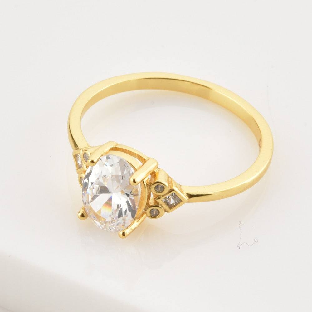 Tudor Oval Gemstone Ring