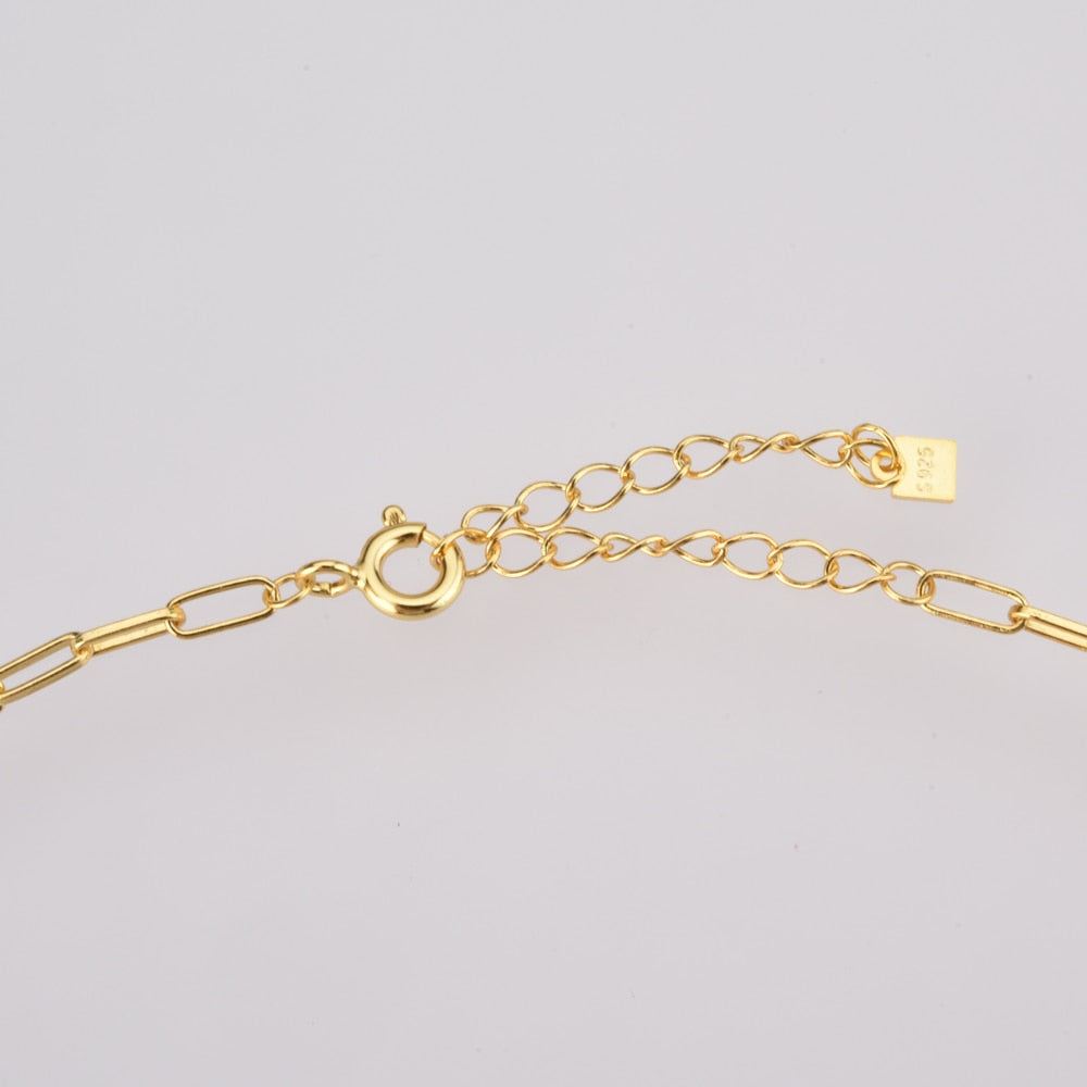 Joelle Chain Link CZ Necklace